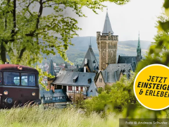 Through Germany on a rail bus